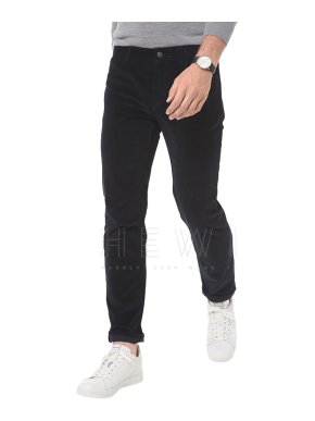 Michael Kors black velvet cord trousers