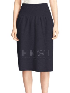 Joseph Wool Knit A-Line Skirt