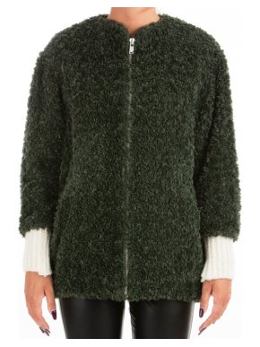 Isabel Marant . Wool & Alpaca Blend Abril Faux Fur Jacket