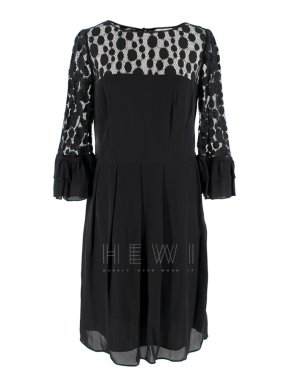 Somerset by Alice Temperley Black Lace Panelled Dress