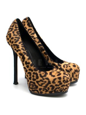 Saint Laurent animal print Tribtoo 105 pumps