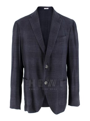 Boglioli Wool Blend Men's Single Breasted Jacket