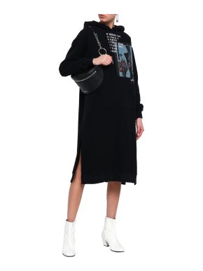 Each x Other embroidered printed hoodie dress