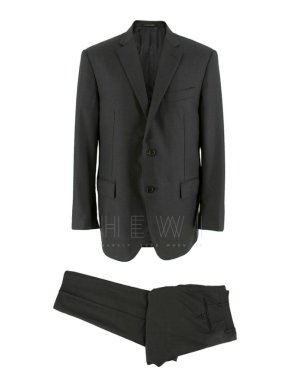 Corneliani Anthracite Grey Single Breasted Suit
