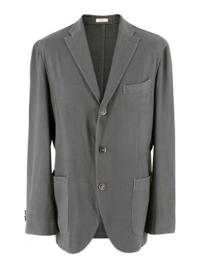 Boglioli Grey Wool Linen Jacket
