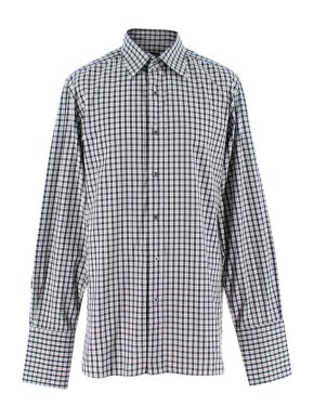 Tom Ford Checked Button-Up Long Sleeve Shirt