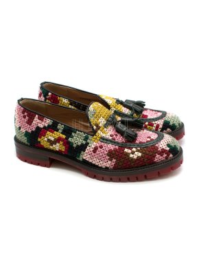 Fratelli Rosetti Mutli-Colour Crochet Loafers