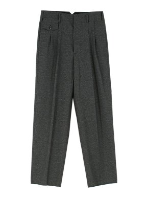 Golden Goose High Waist Charcoal Wool Trousers