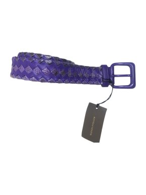 Bottega Veneta Violet Cintura Intrecciato Belt