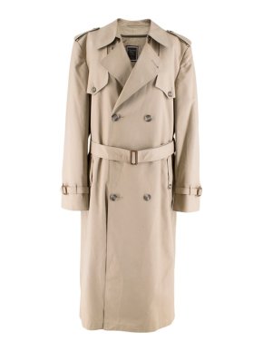 Dior Beige Longline Trench Coat