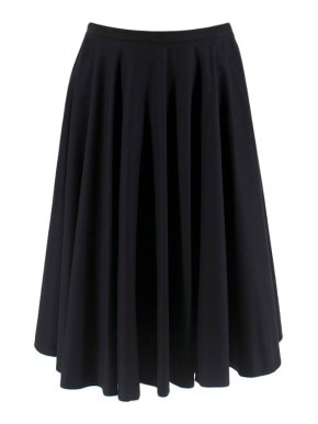 McQ Black Mock Petticoat Skirt