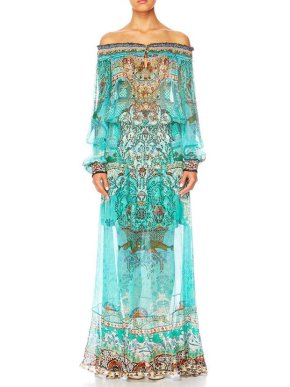 Camilla The Spirit Within Off Shoulder Shirred Dress