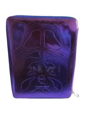 McQ Iridescent Purple Embossed IPad Cover