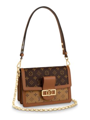 Louis Vuitton Monogram & Reverse Monogram Cruise 2019 Dauphine Bag
