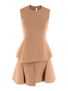 Alexander Wang Beige Peplum top and skirt