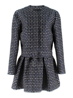 Red Valentino Metallic Knit Skirt & Jacket