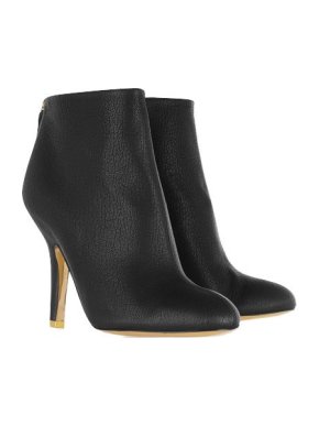 Stella McCartney black faux leather ankle boots