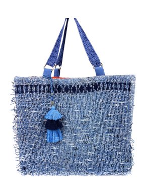 Ramy Brook Handmade Crochet Tote Bag