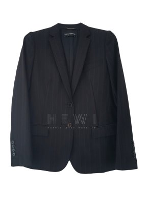 Dolce & Gabbana Striped Fitted Blazer