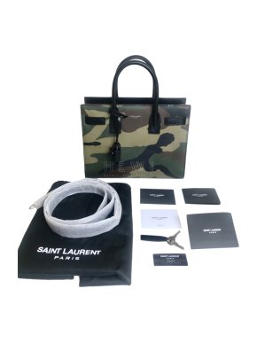 Saint Laurent Camo Sac Du Jour