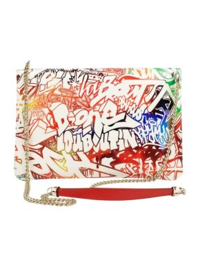 Christian Louboutin Graffiti Loubiclutch chain bag