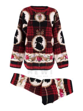 Joseph Fairisle Chunky Knit Jumper and Trousers