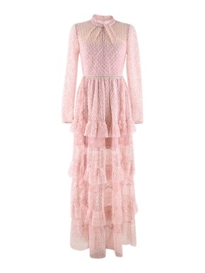 Self-Portrait Pink LaceGown