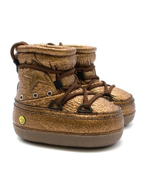 Golden Goose Kid's 29-31 Bronze North Star Ankle Boots