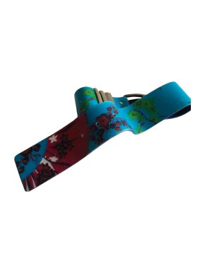Versace x H&M Floral Print Leather Belt