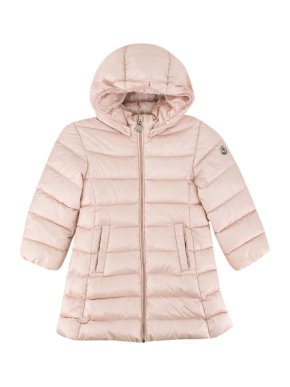 Moncler Enfant Dusty Pink Hooded Down Jacket