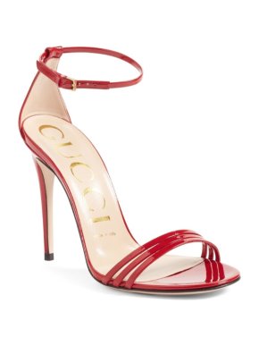 Gucci Ilse Red Patent Sandals