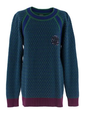 Chanel Embellished CC Cashmere Jumper