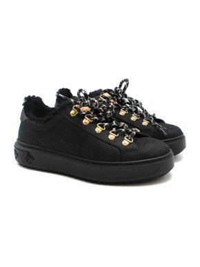 Louis Vuitton Time Out Padded Black Trainers