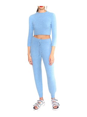 JoosTricot Sky Blue Cuddle Cashmere Joggers & Top - New Season