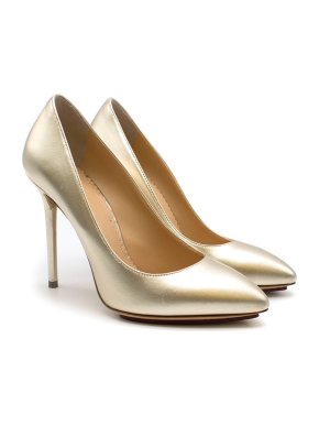 Charlotte Olympia Gold 105 Pumps