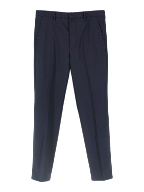 McQ by Alexander McQueen Navy Fitted Tailored Pants