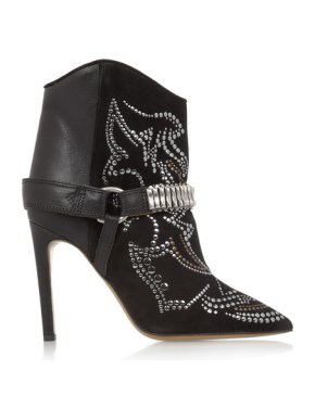 Isabel Marant Milwauke studded suede and leather ankle boots