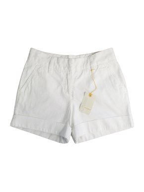 New Richards white chino shorts
