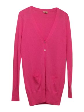 J Crew Pink Cashmere Cardigan