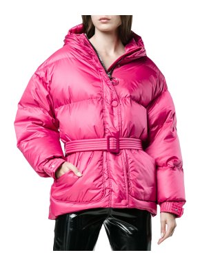 lenki Ienki Pink Michelin Quilted-down jacket