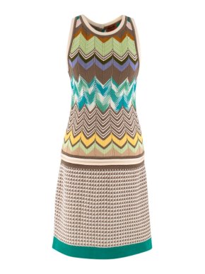 Missoni Knit Multi-Print Mini Dress