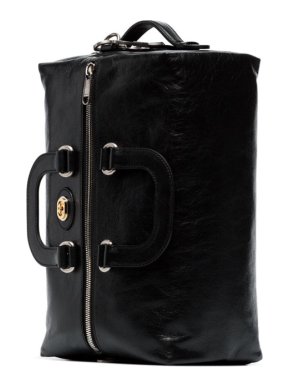 Gucci Morpheus black leather backpack