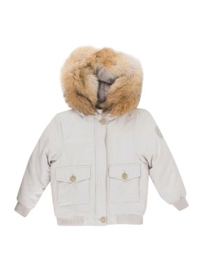 Bonpoint Hooded Jacket with Detachable Fur lining