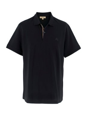 Burberry Men's Black Polo Shirt