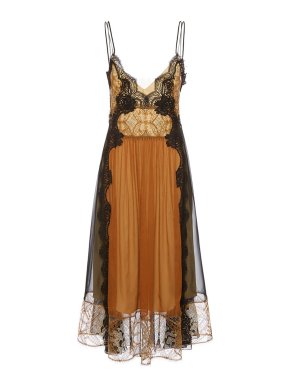 Alberta Ferretti delicate silk evening dress