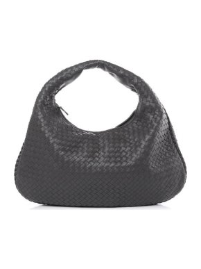 Bottega Veneta Grey Intrecciato Hobo Bag