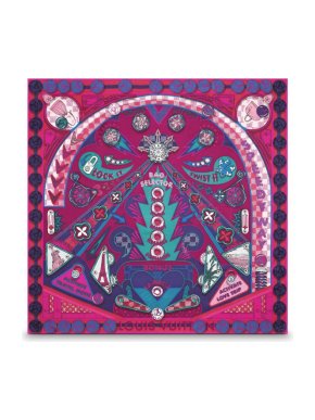 Louis Vuitton Carre Pinball LV Flamenco scarf