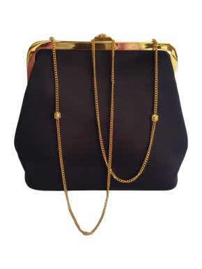 Gianni Versace Black Shoulder Bag