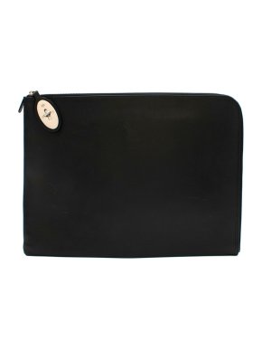 Mulberry Black Leather Tech Pouch