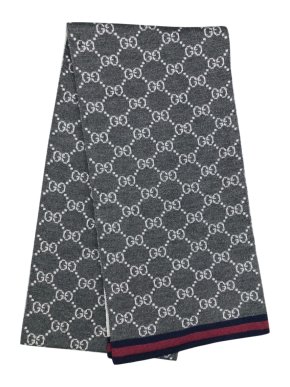 Gucci Reversible GG Wool Knit Scarf
